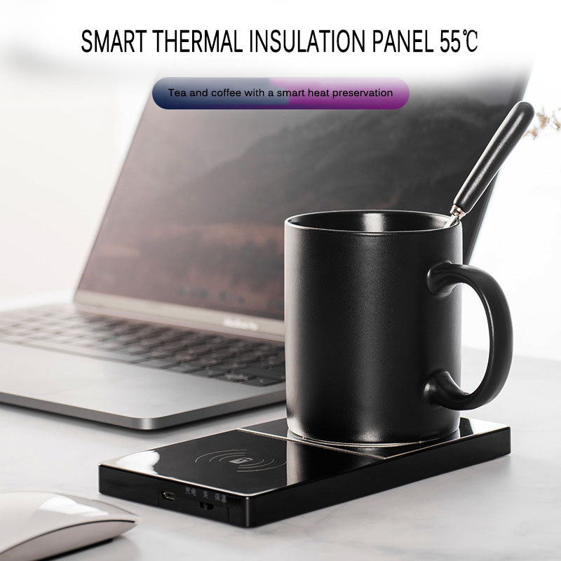 2-in-1 Drink Warmer and Wireless Charger with Mug - DRINK-MUG-CHG -  Brilliant Promotional Products