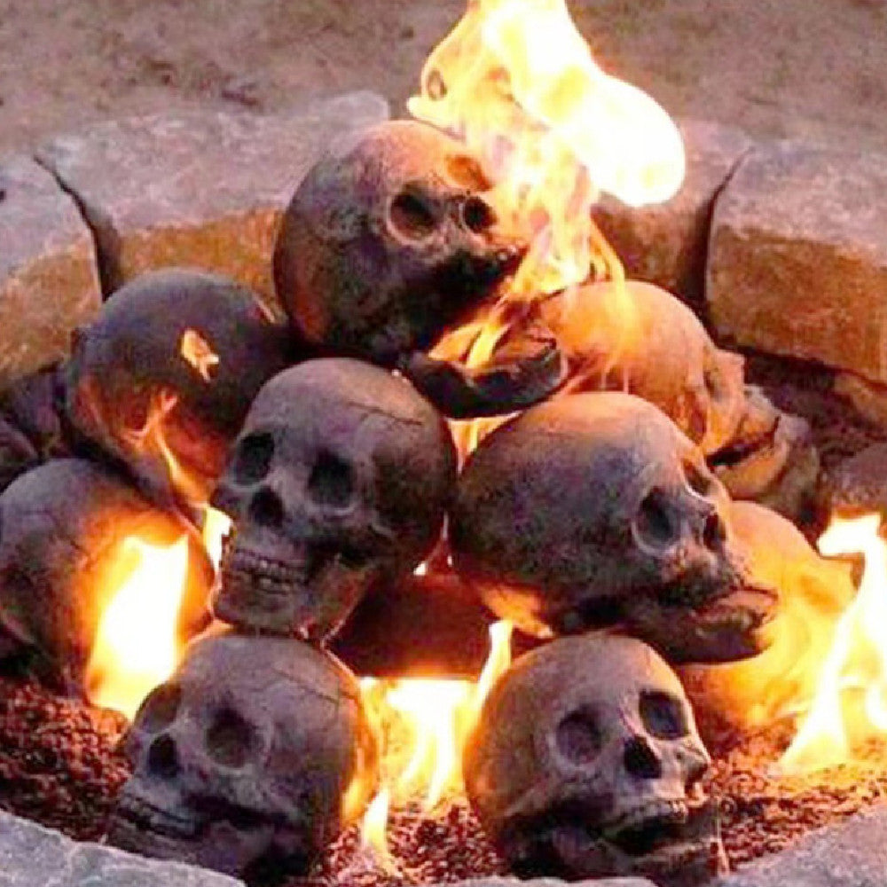 Fire Resistant Halloween Skull Decoration