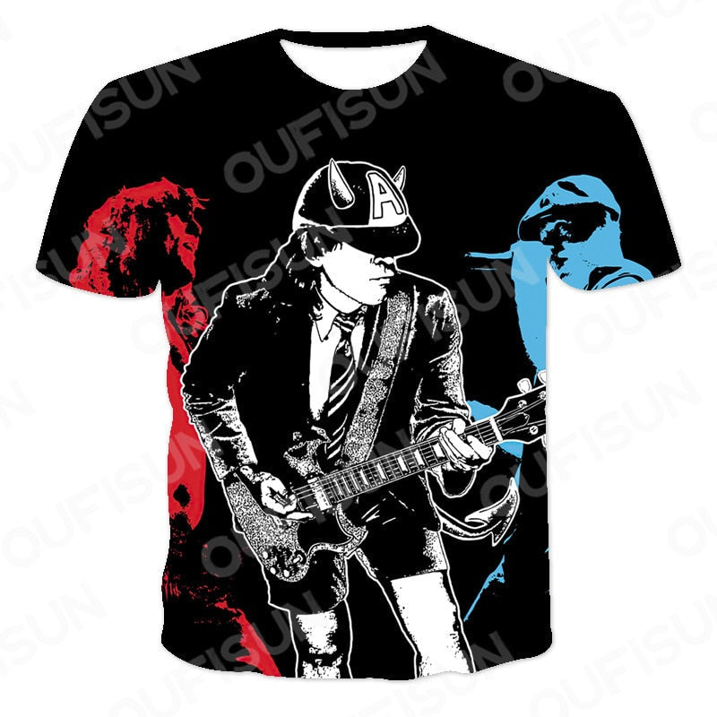 Rock T-Shirt by Oufison - 11 Designs In All - A Perfect Gift For Rock Fans!