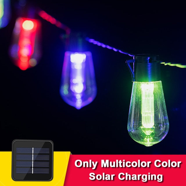 LED Solar String Christmas Lights