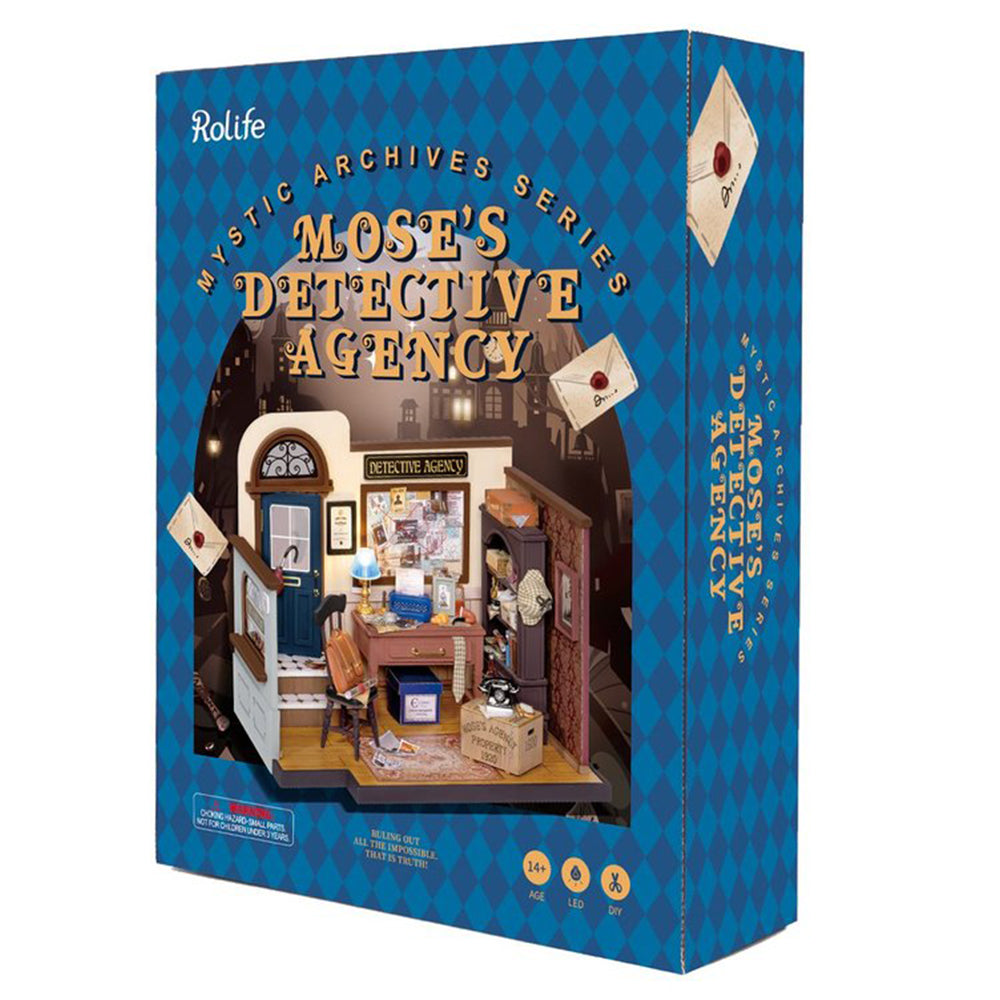 Rolife Mystic Archives Series DIY Miniature House - Magical Wooden Dollhouses for Boys and Girls