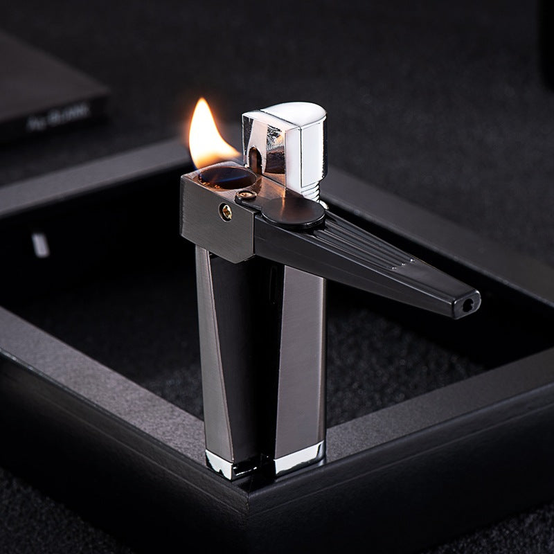 Encendedor Pipe Lighter - Creative Foldable Metal Lighter and Pipe Combination