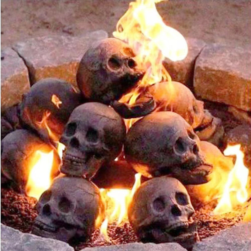 Fire Resistant Halloween Skull Decoration