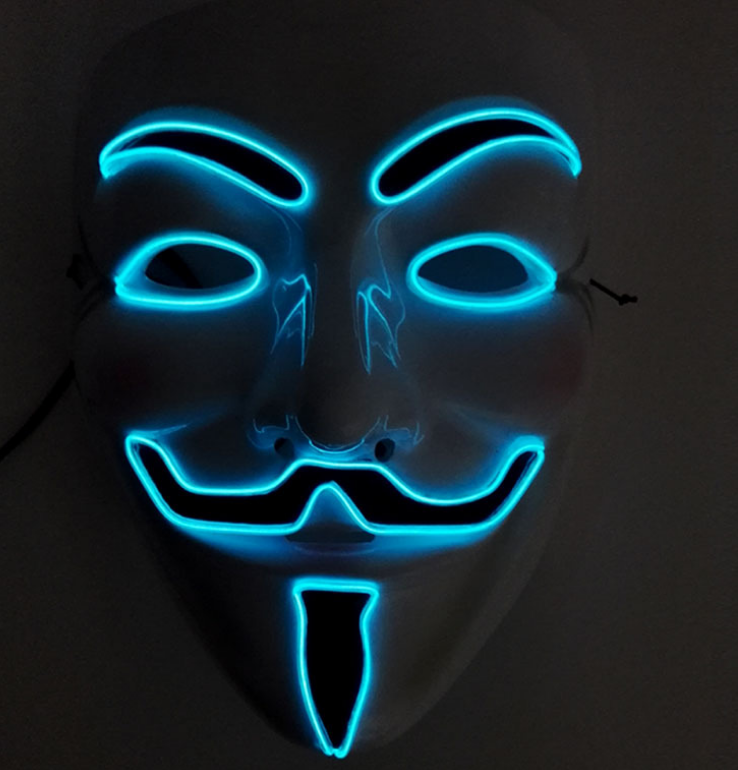 New LED Guy Fawkes Mask - Elevate Your Halloween!