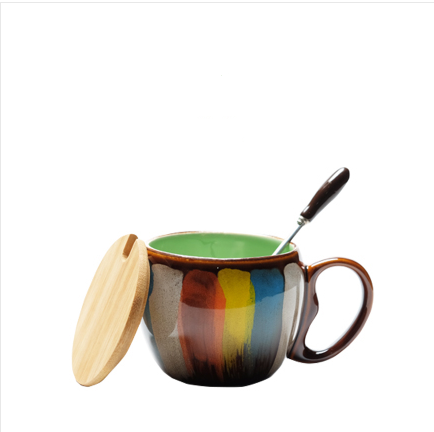 Artisan Hand-Painted Ceramic Coffee or Tea Cups