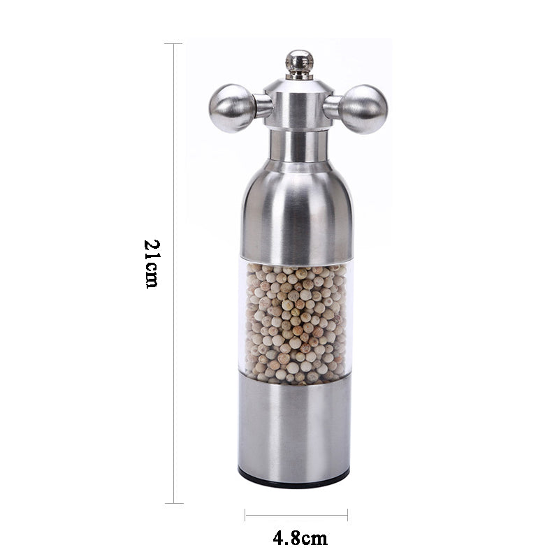 Pepper Mill Gadgets Pepper and Salt Grinder Grinding 3 Color Garlic Grinding Spice Grinder Kitchen Creative Tools BBQ Accessory