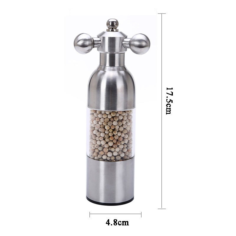 Pepper Mill Gadgets Pepper and Salt Grinder Grinding 3 Color Garlic Grinding Spice Grinder Kitchen Creative Tools BBQ Accessory