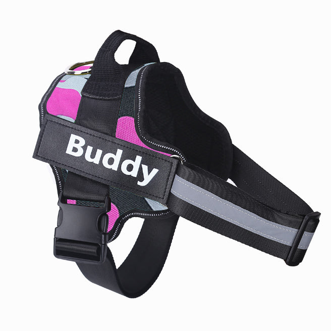 Personalized Dog Harness (NO PULL) Reflective Breathable Adjustable Pet Harness Vest