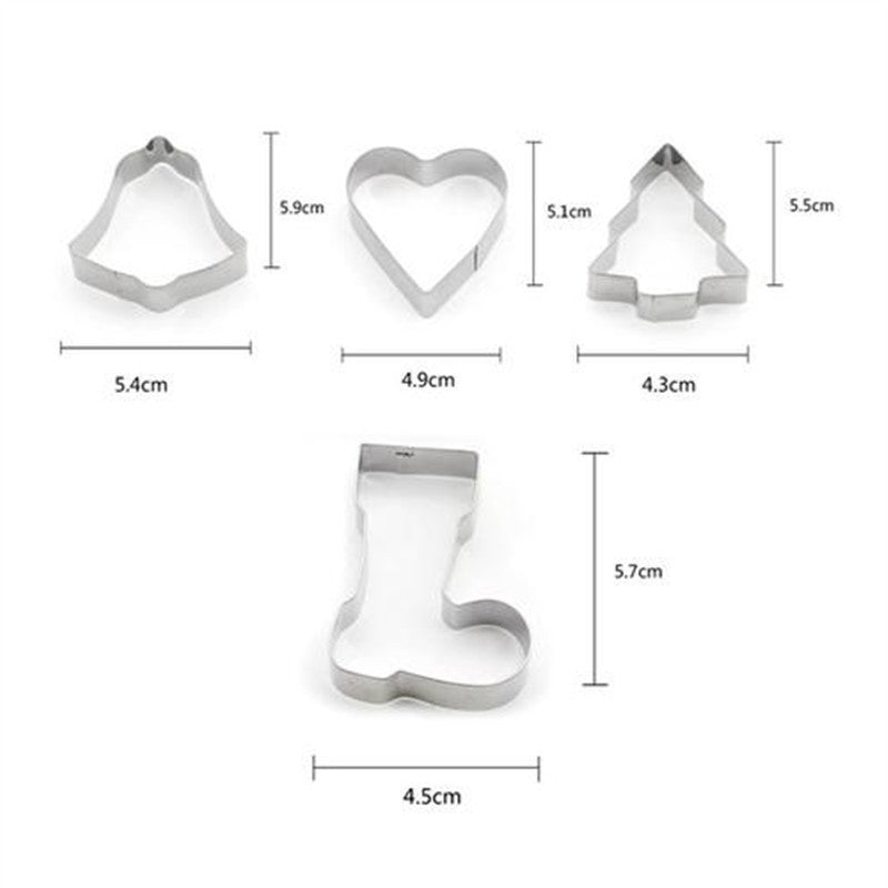 Christmas Cookie Cutters - Collection of 10