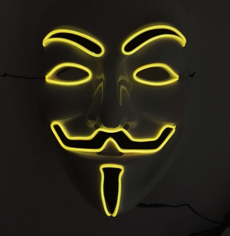 New LED Guy Fawkes Mask - Elevate Your Halloween!