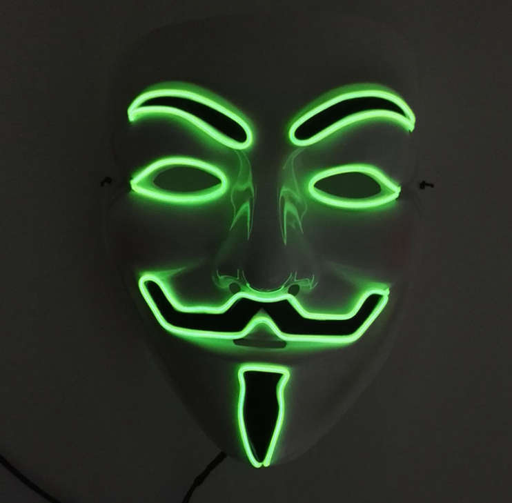 New LED Guy Fawkes Mask - Elevate Your Halloween!