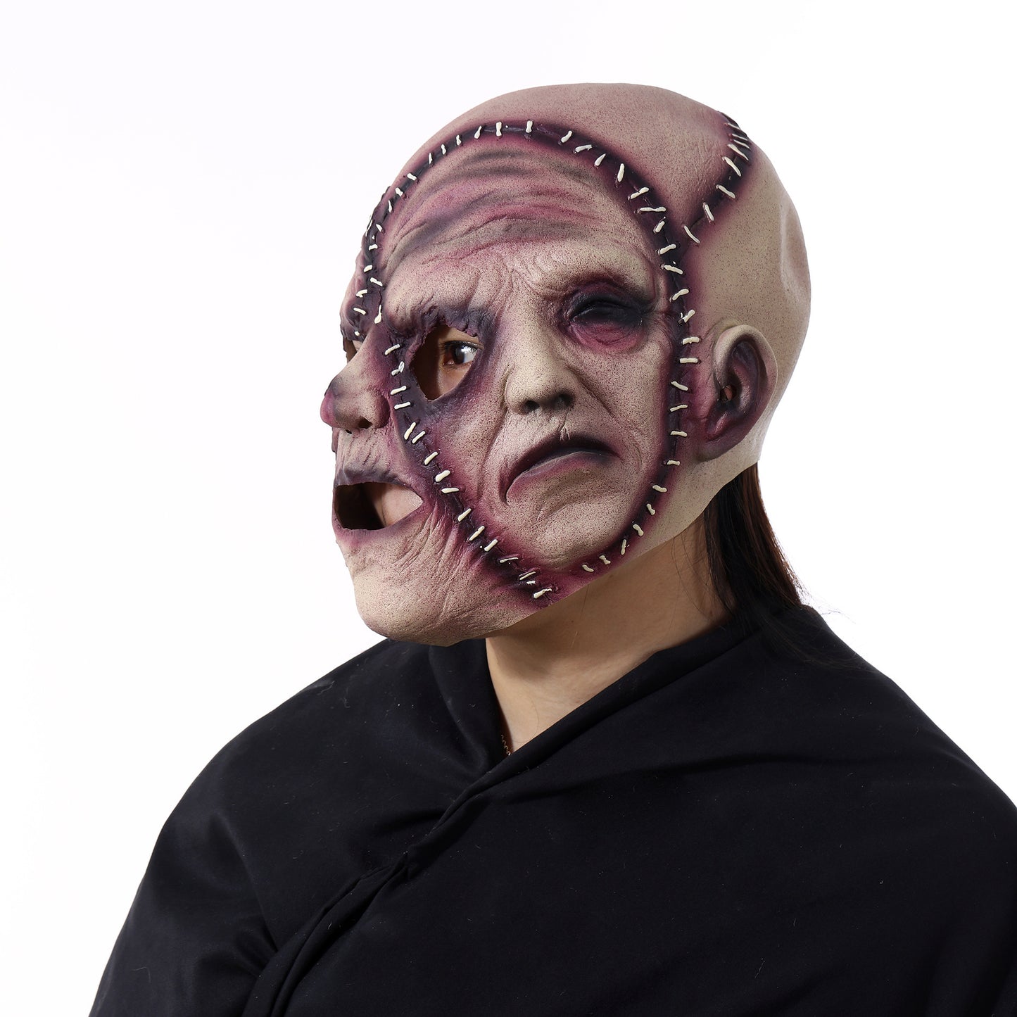 Three-sided Grimace Horror Halloween Party Mask