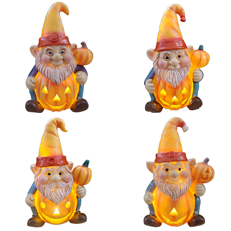 Pumpkin Gnomes Statues by Resin Crafts