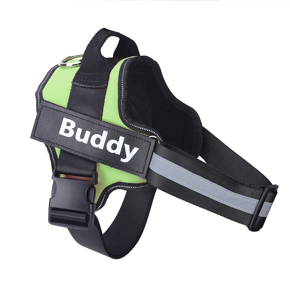 Personalized Dog Harness (NO PULL) Reflective Breathable Adjustable Pet Harness Vest