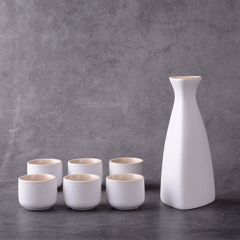 Japanese Vintage-Style Sakura Sake Sets