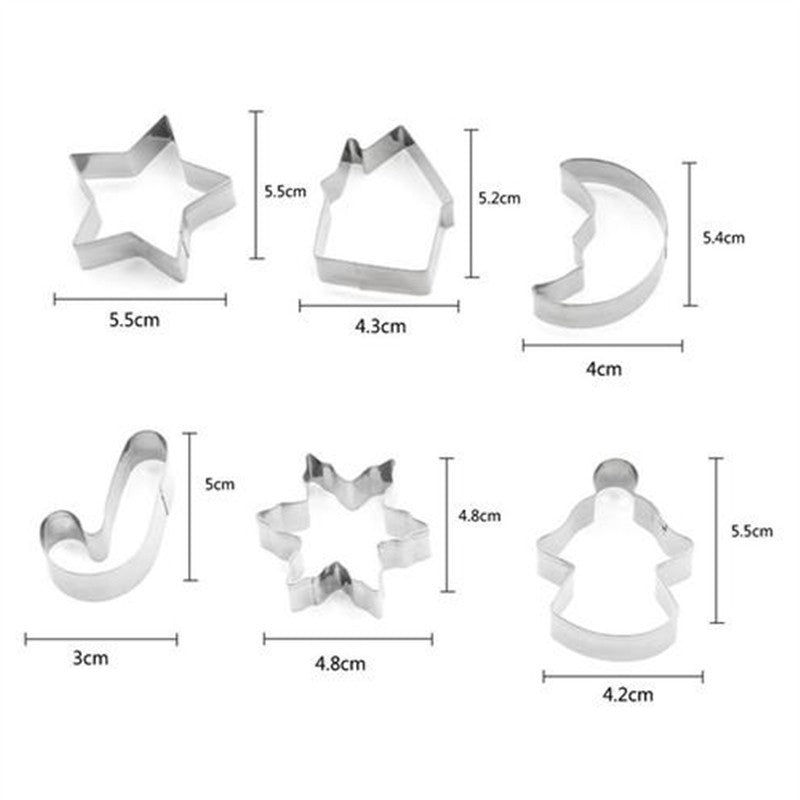 Christmas Cookie Cutters - Collection of 10