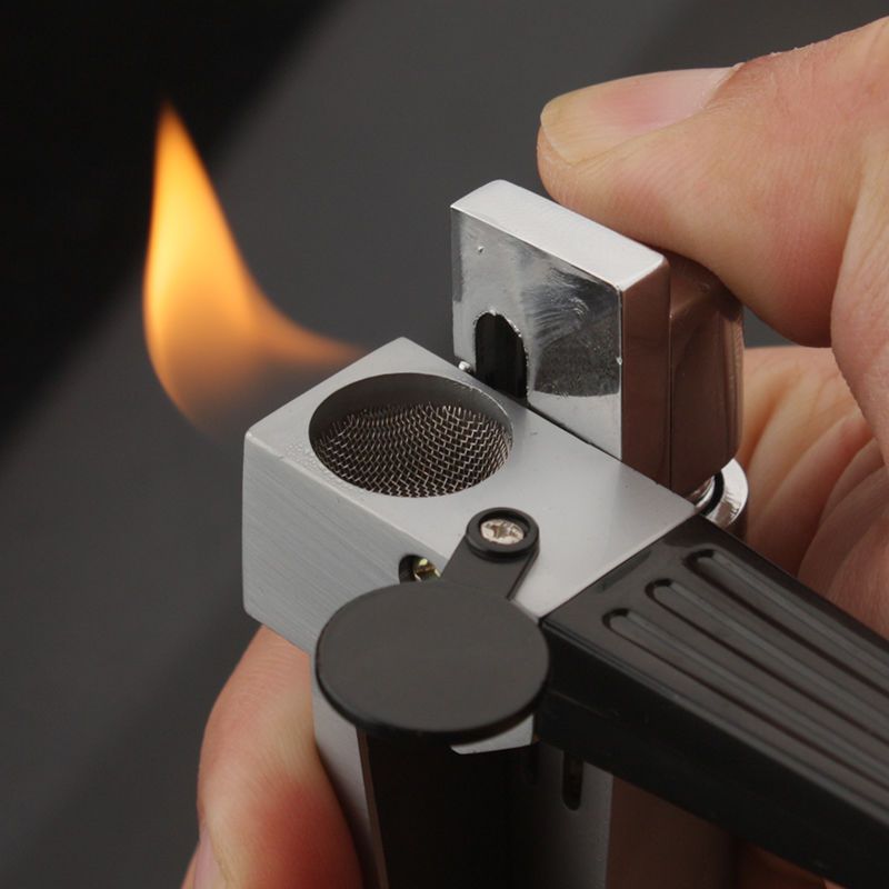 Encendedor Pipe Lighter - Creative Foldable Metal Lighter and Pipe Combination