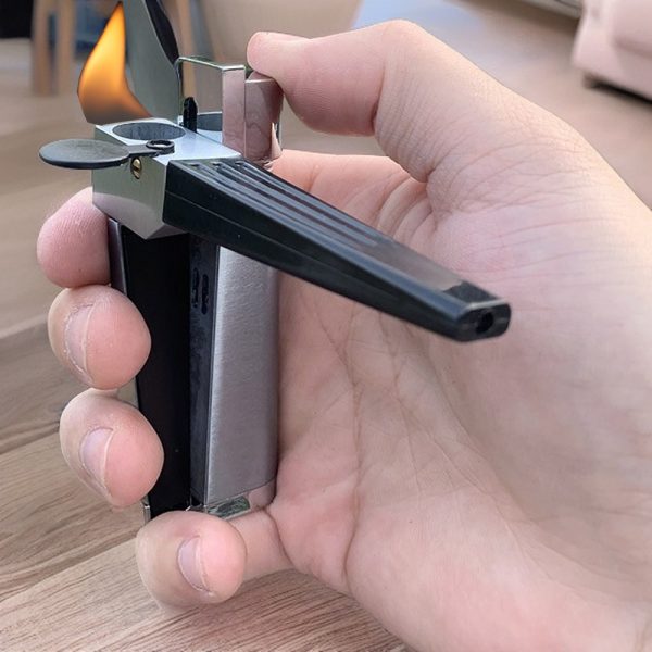 Encendedor Pipe Lighter - Creative Foldable Metal Lighter and Pipe Combination