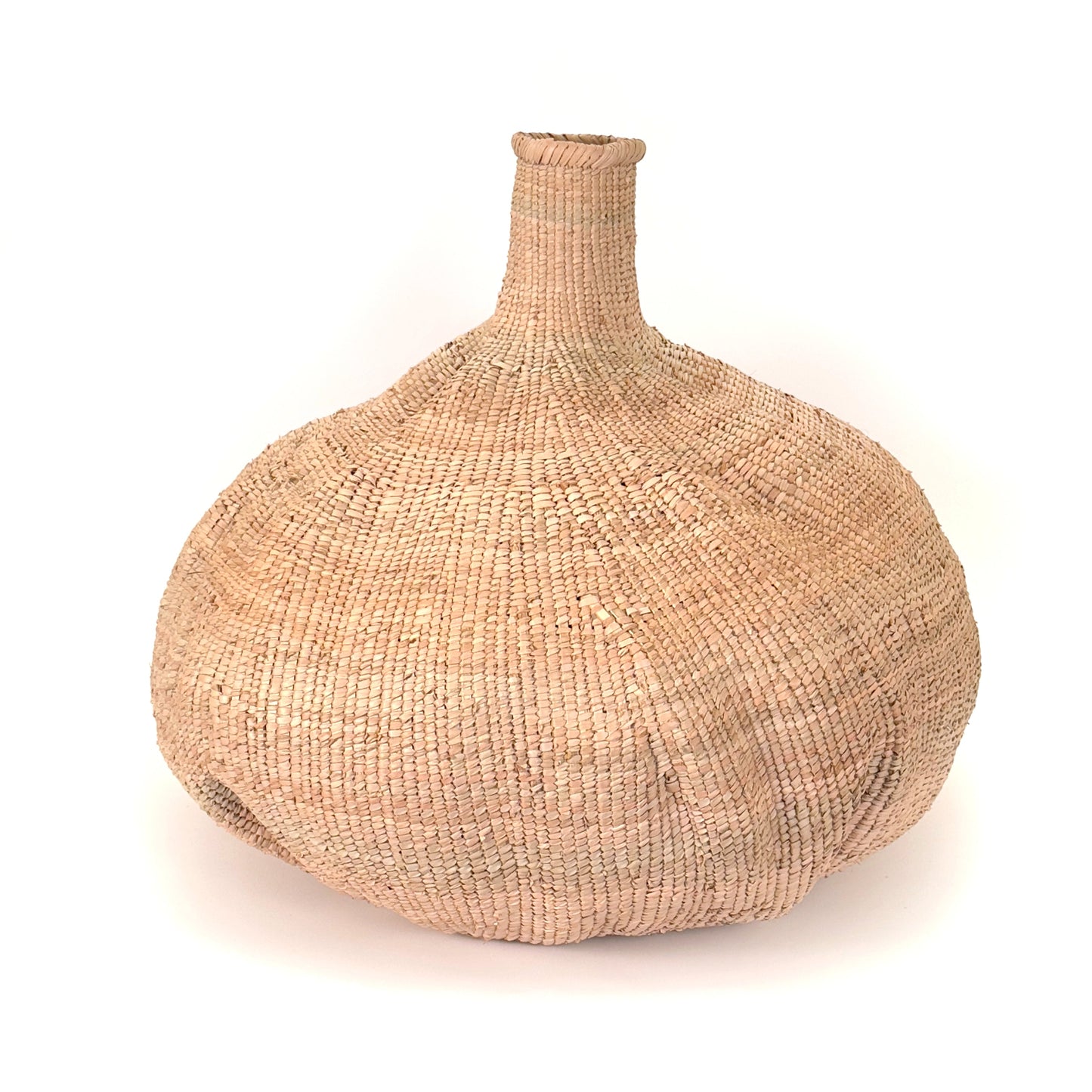 Garlic Tonga Sculptural Baskets - Handwoven by Tribal Women in Zimbabwe