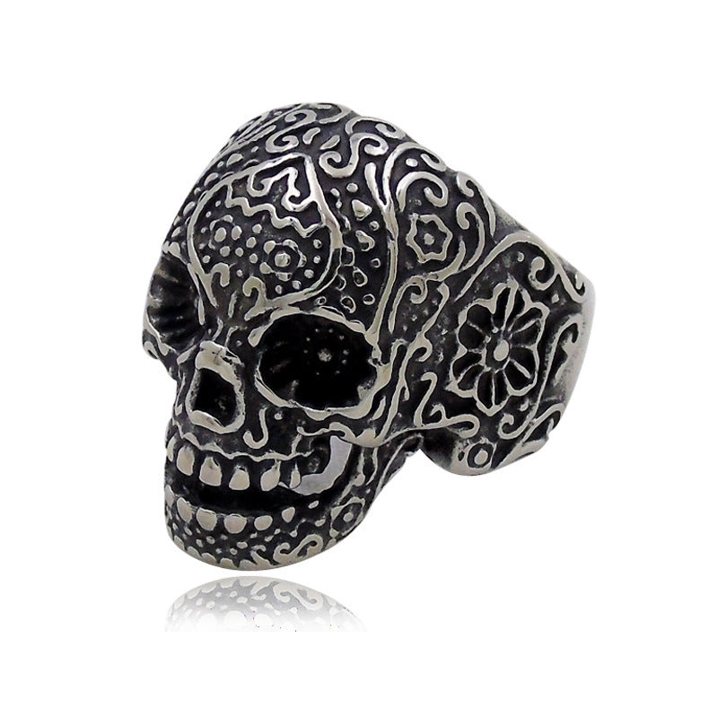 Trendy Hip Hop Men's Skull Ring