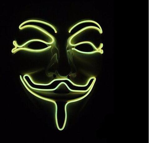 New LED Guy Fawkes Mask - Elevate Your Halloween!