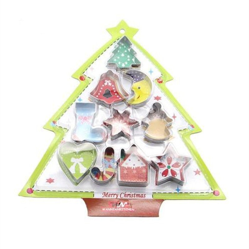 Christmas Cookie Cutters - Collection of 10