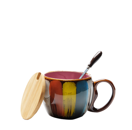 Artisan Hand-Painted Ceramic Coffee or Tea Cups