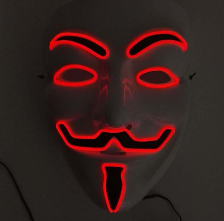 New LED Guy Fawkes Mask - Elevate Your Halloween!