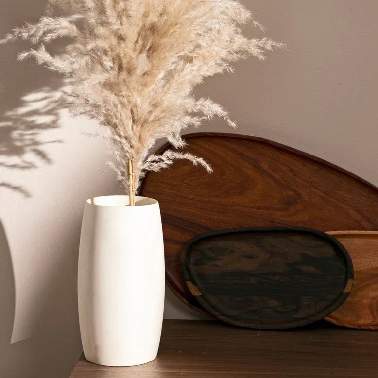 Blonde Cedar Vase - A Masterpiece of Nature and Artistry