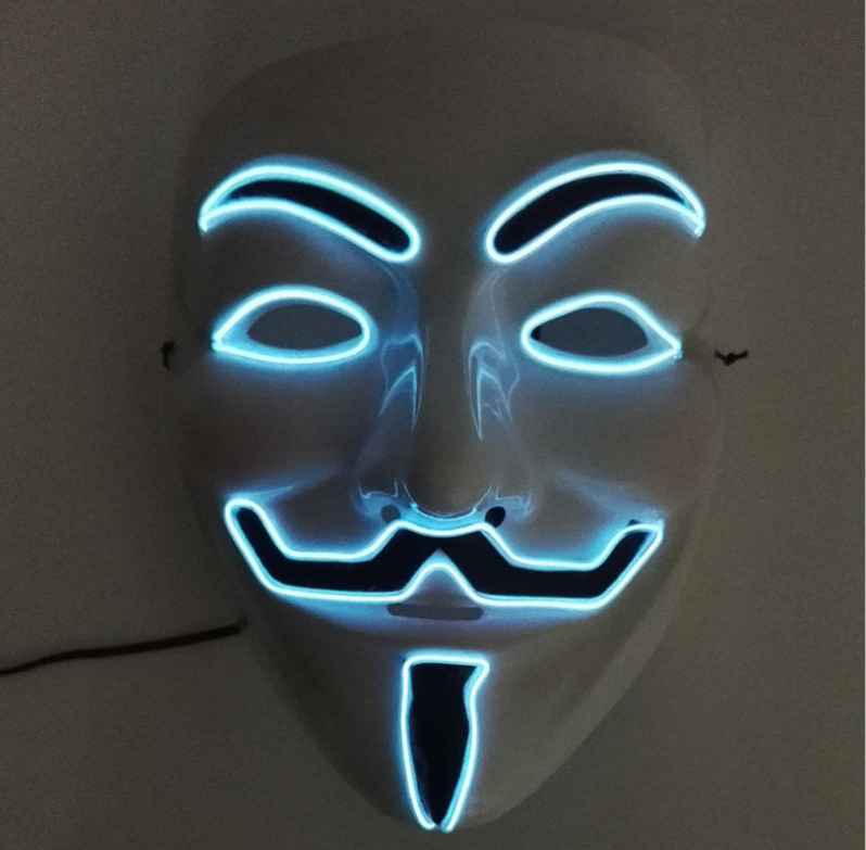 New LED Guy Fawkes Mask - Elevate Your Halloween!