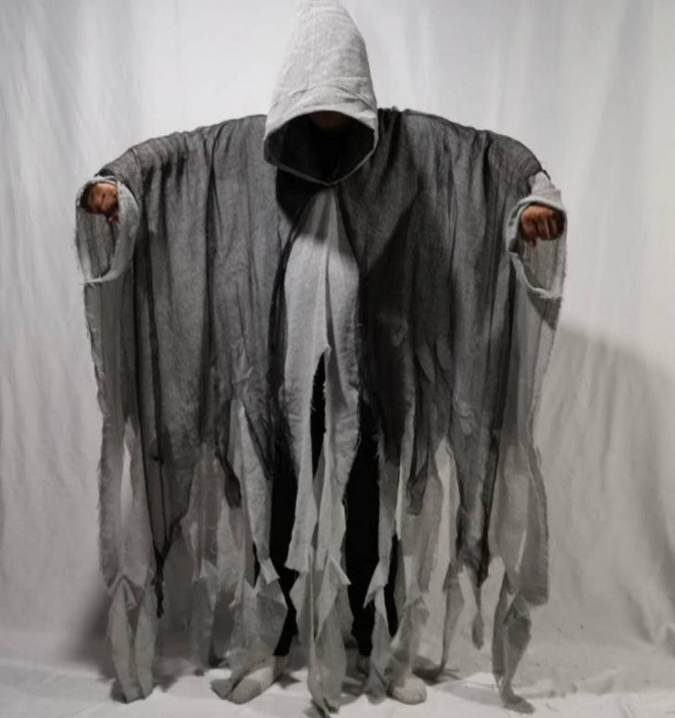 Aged & Shredded Phantom Halloween Cloak - A Great Look For Halloween!