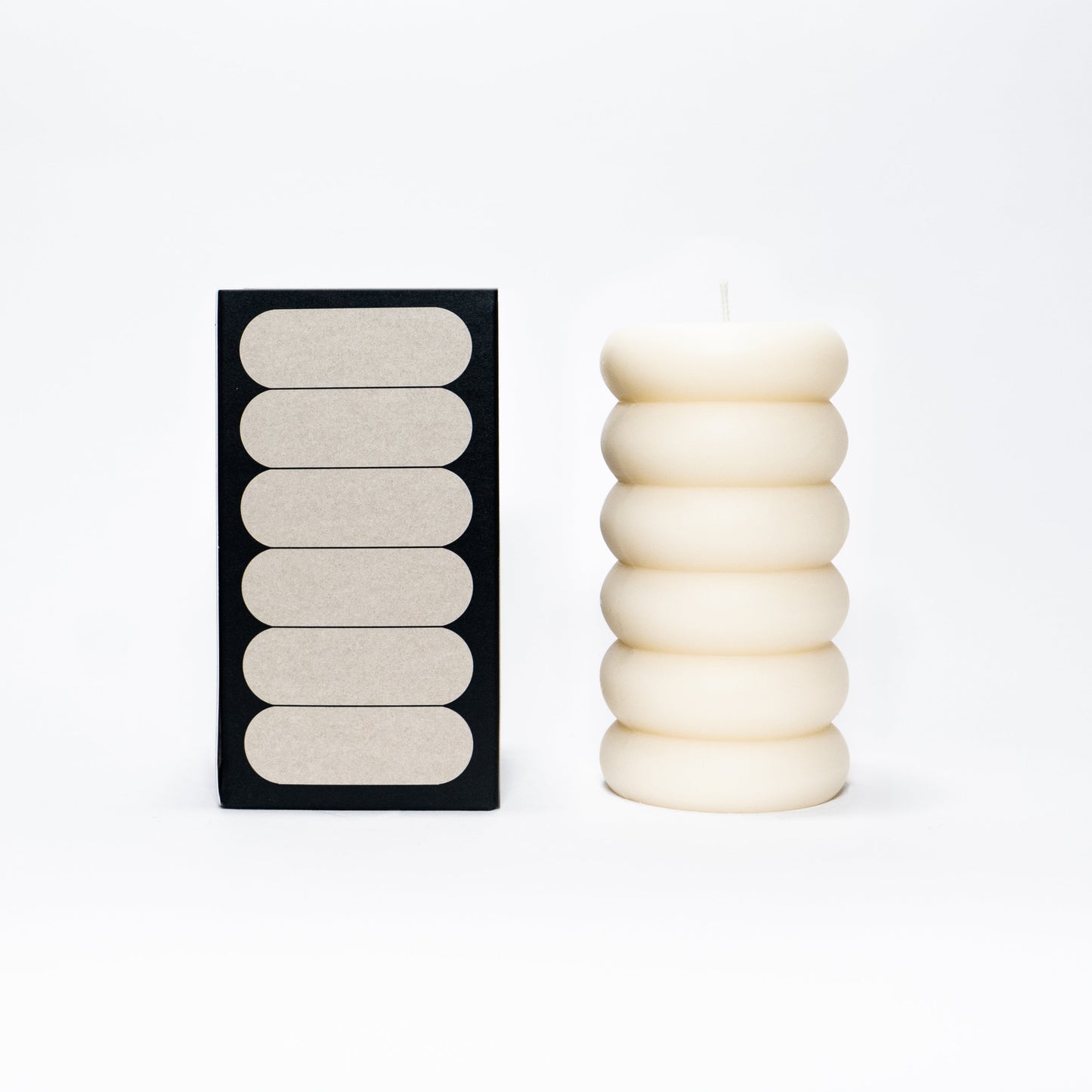 Sculptured Citrus Pillar Candle by Kate Husted for Field Kit