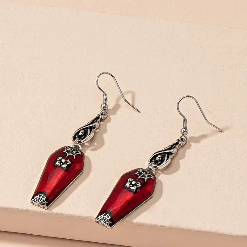 Halloween Style Earrings - Retro Red Earrings