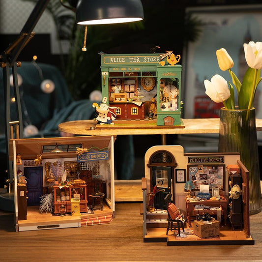 Rolife Mystic Archives Series DIY Miniature House - Magical Wooden Dollhouses for Boys and Girls