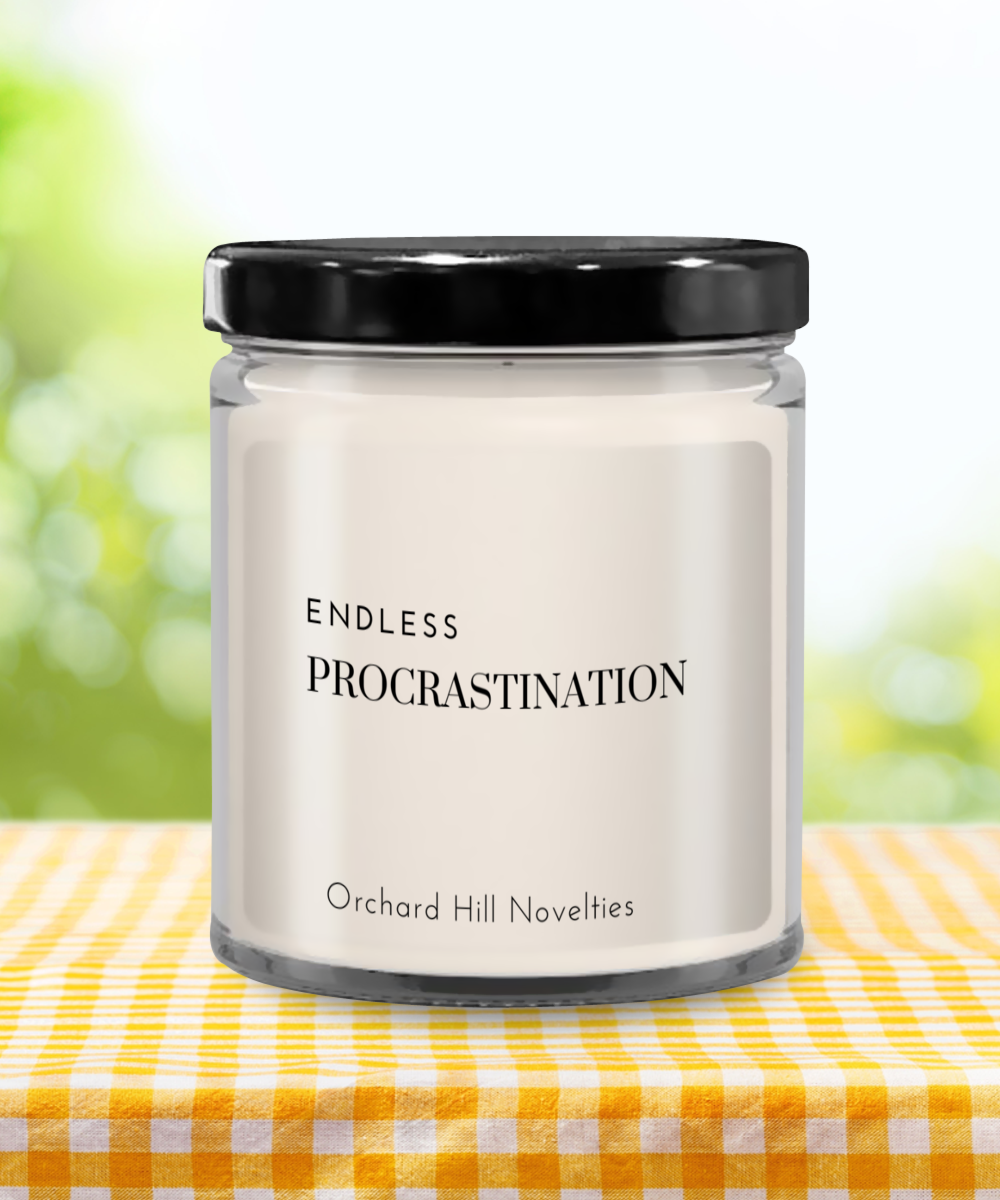 Endless Procrastination Candle