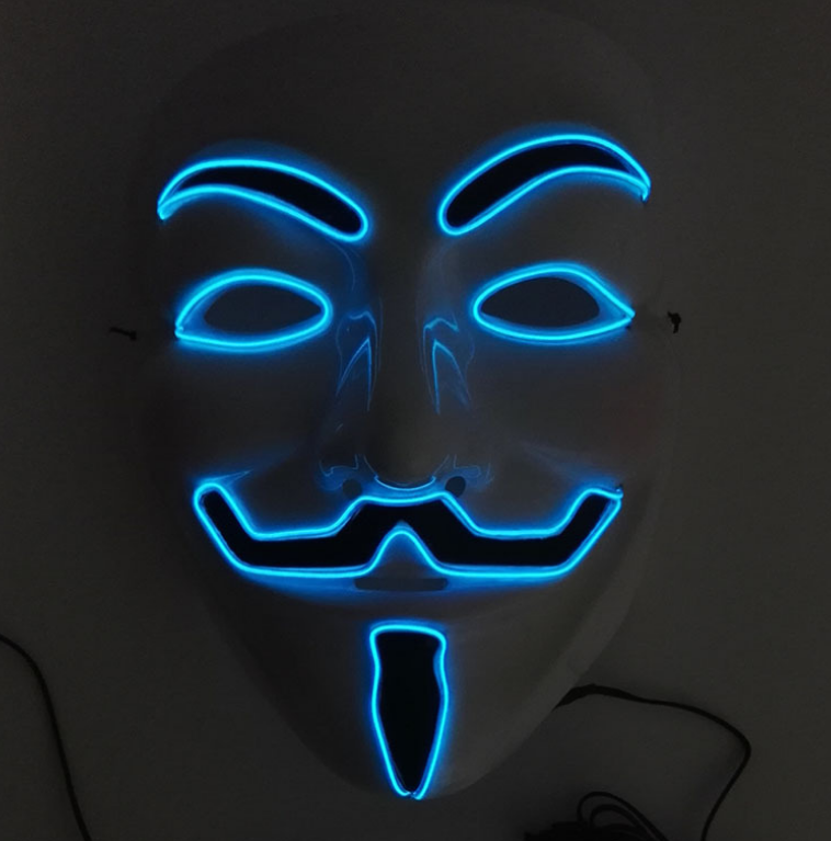 New LED Guy Fawkes Mask - Elevate Your Halloween!