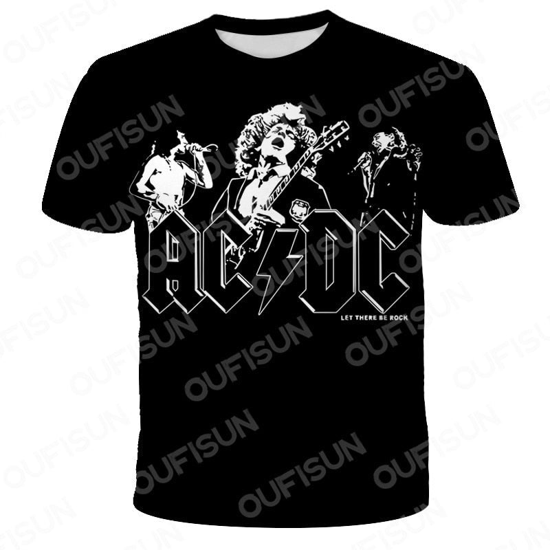 Rock T-Shirt by Oufison - 11 Designs In All - A Perfect Gift For Rock Fans!