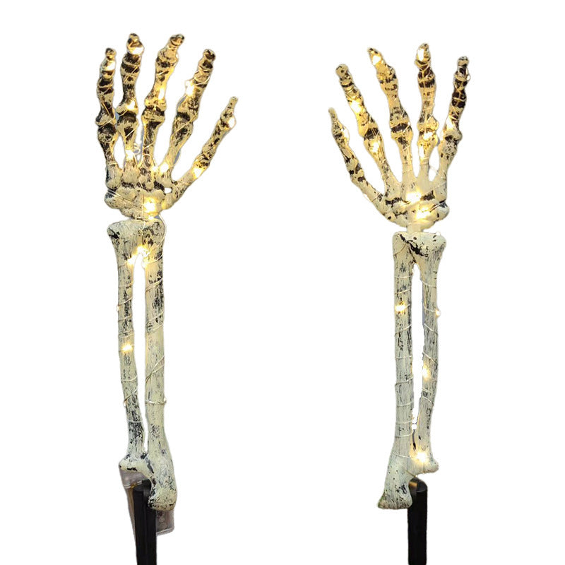 LED Luminous Skeleton Hands Yard Lights