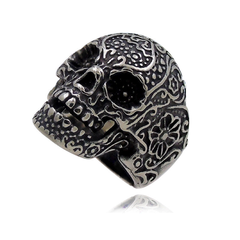 Trendy Hip Hop Men's Skull Ring