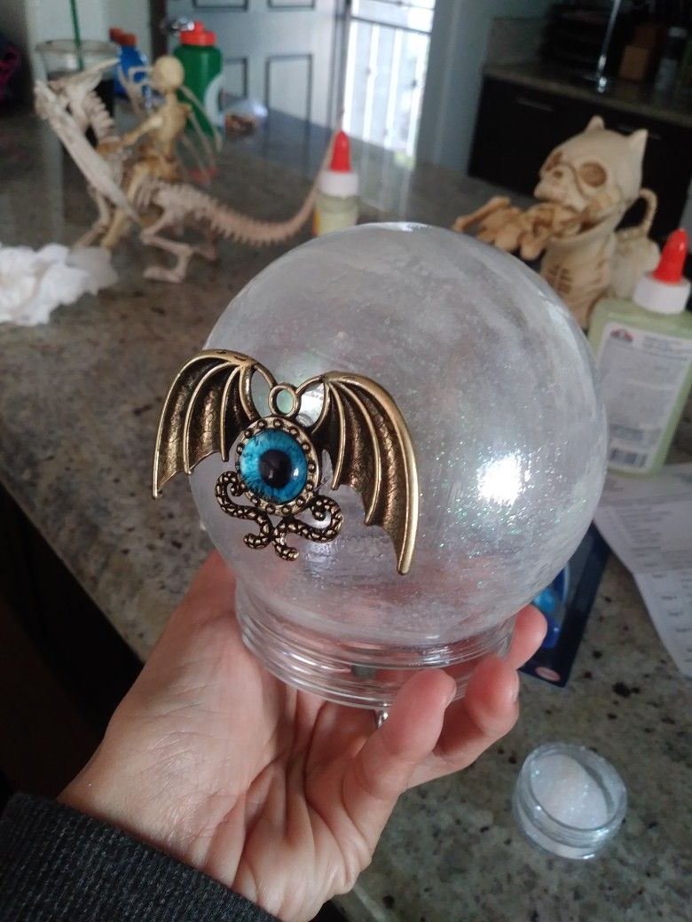 Crystal Ball Glass Decorations - DIY Magic