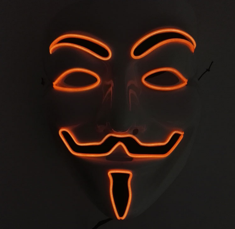 New LED Guy Fawkes Mask - Elevate Your Halloween!