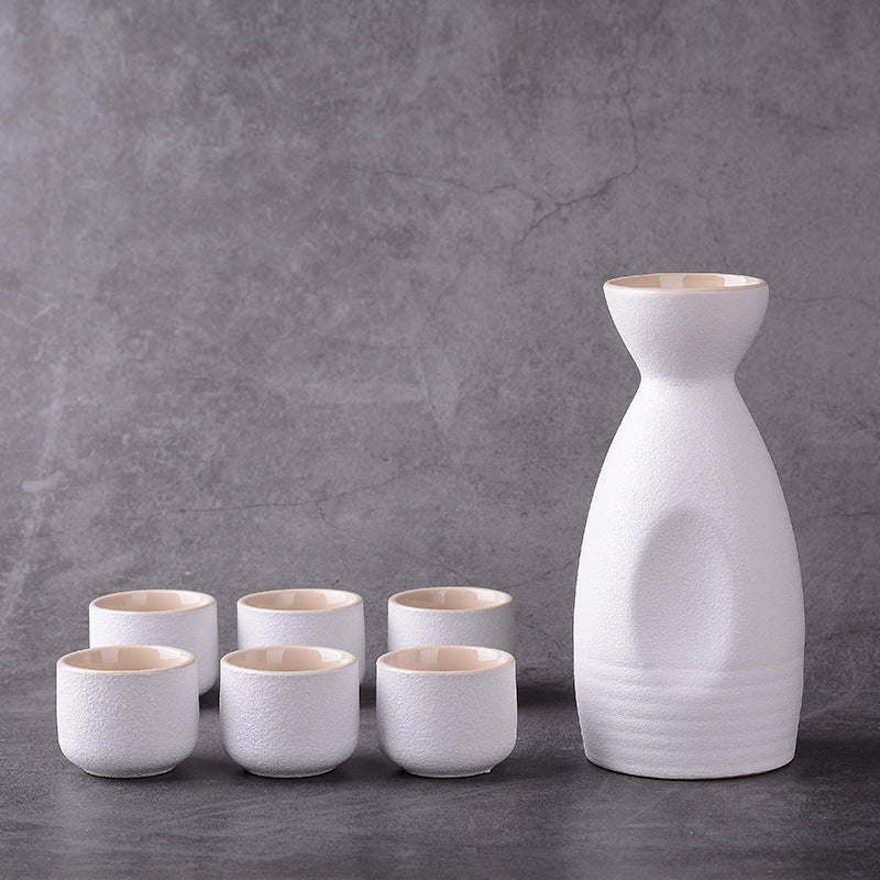 Japanese Vintage-Style Sakura Sake Sets