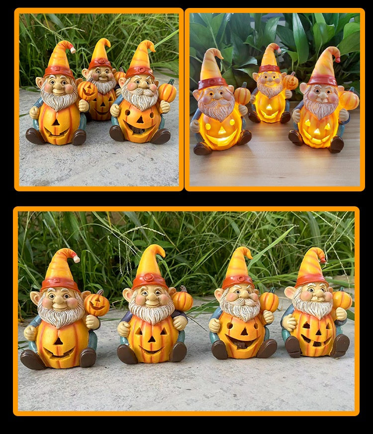 Pumpkin Gnomes Statues by Resin Crafts