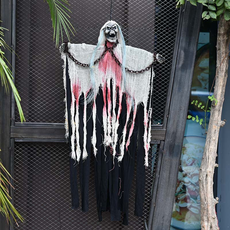 Chain Hanging Ghost Halloween Decorations