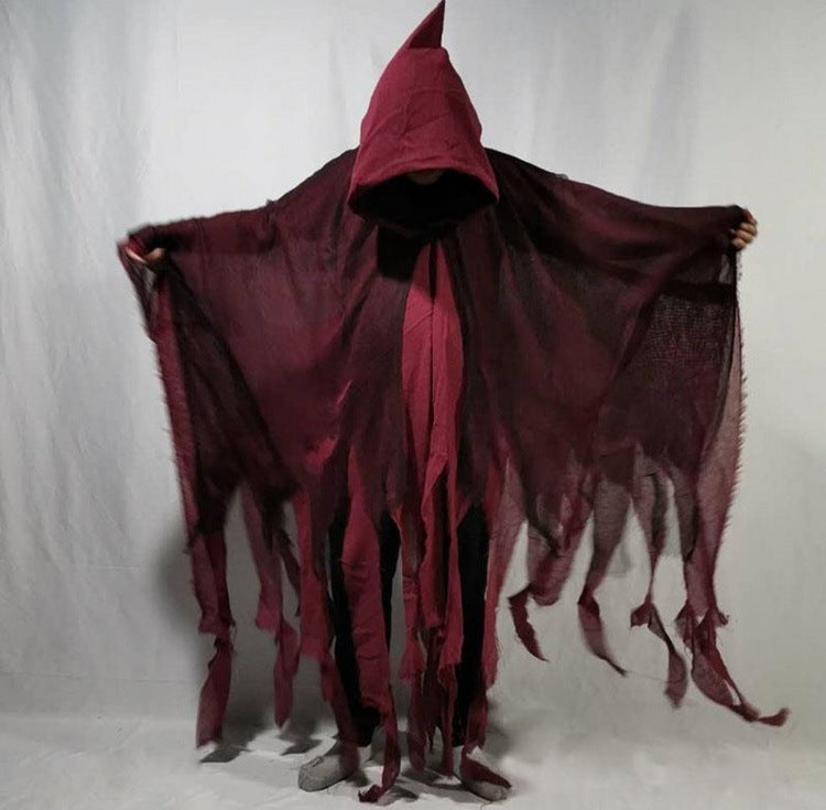 Aged & Shredded Phantom Halloween Cloak - A Great Look For Halloween!