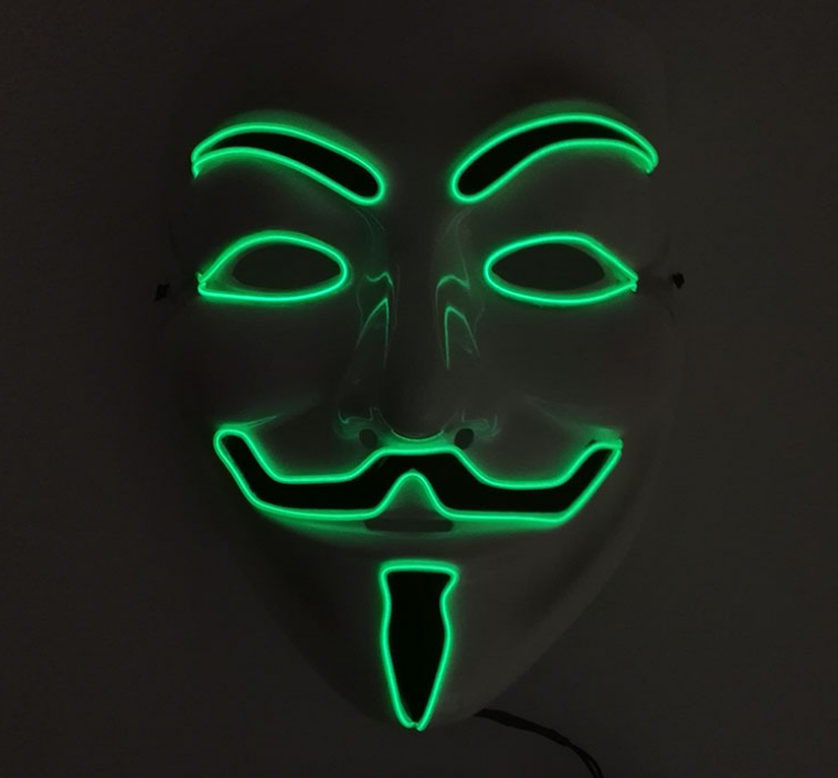 New LED Guy Fawkes Mask - Elevate Your Halloween!