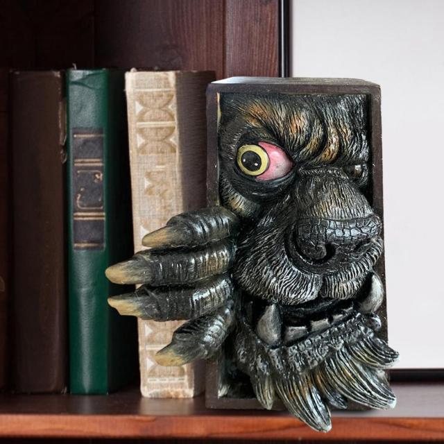 Spooky Devil Hands Halloween Bookmark and Scary Bookends