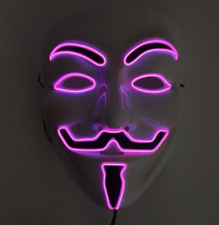 New LED Guy Fawkes Mask - Elevate Your Halloween!