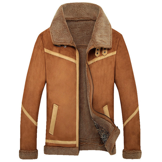 Oversized Suede Jacket For Men