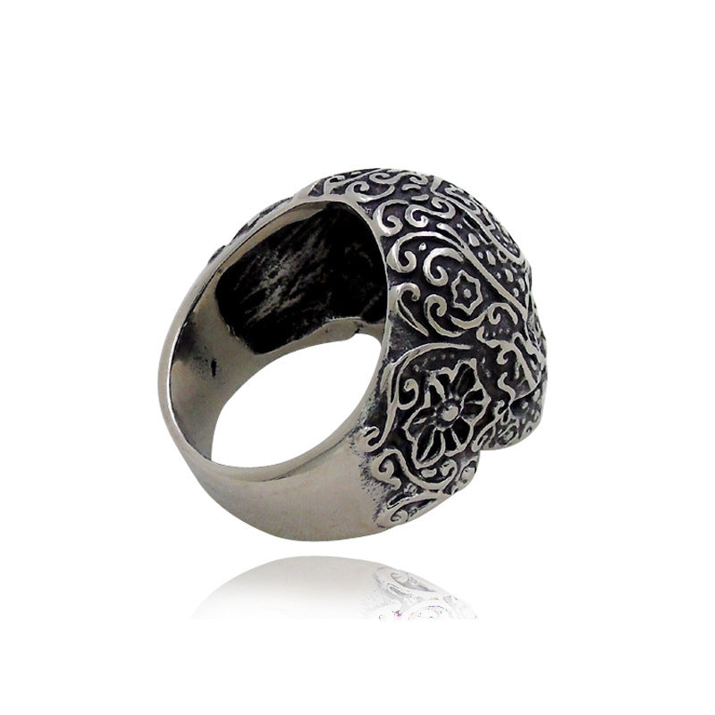 Trendy Hip Hop Men's Skull Ring